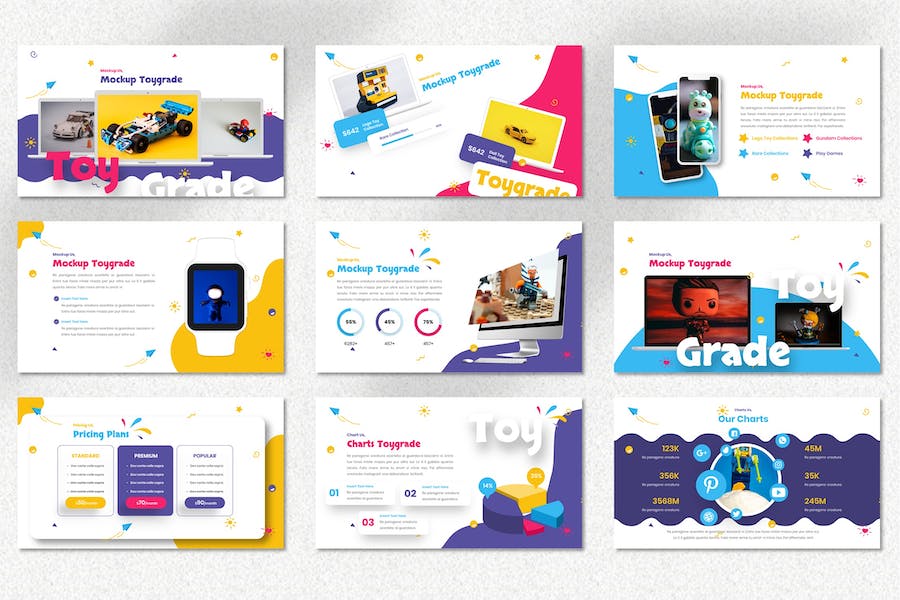 儿童玩具PPT模板 - 顶尖PPT