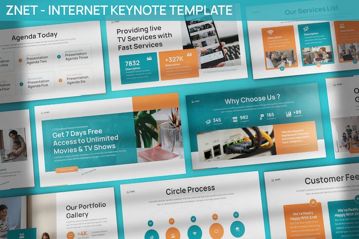 互联网提供商工作计划总结通用keynote模板 - 顶尖PPT