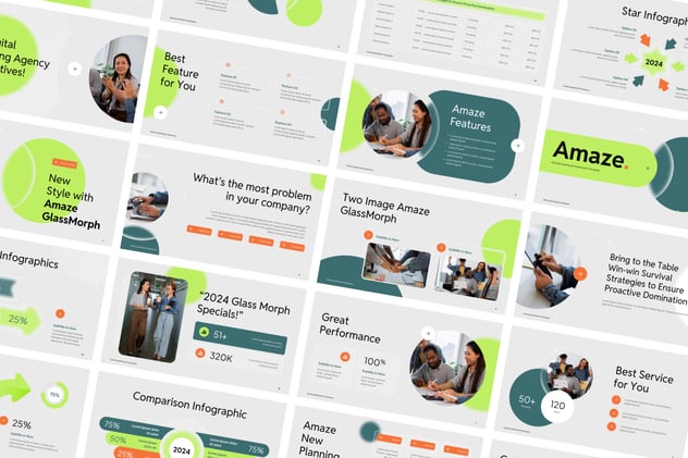 玻璃形态商业计划产品介绍融资路演PPT模板 - 顶尖PPT