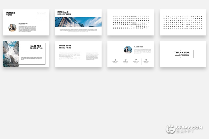 41页极简商务风格公司介绍业绩汇报PPT模板 - 顶尖PPT