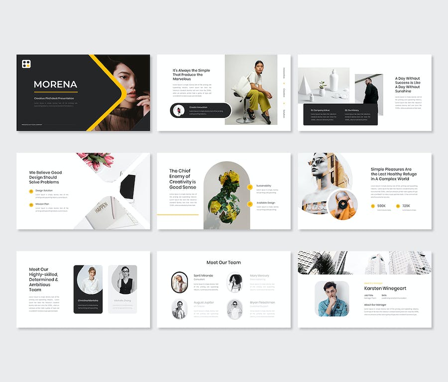 创意设计项目提案路演PPT模板 - 顶尖PPT