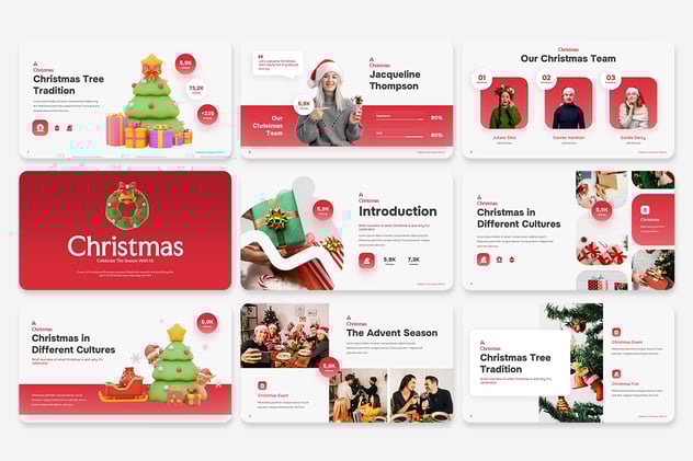 圣诞节活动策划布置PPT模板 - 顶尖PPT