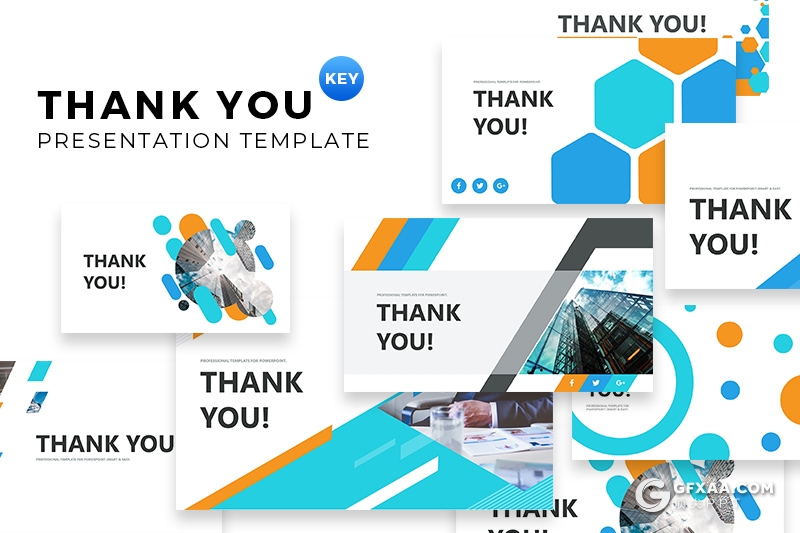 30页创意结尾结束页封底感谢页thank you页面keynote模板 10种主题配色 - 顶尖PPT