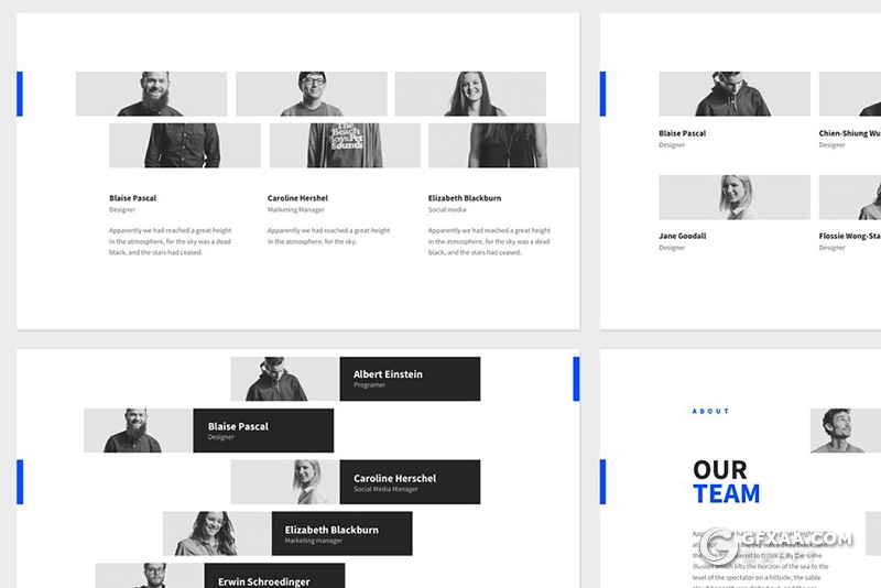 76页蓝色欧美商务市场调研多用途PPT模板 - 顶尖PPT