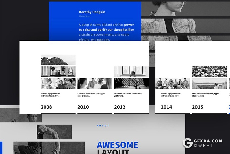 76页蓝色欧美商务市场调研多用途PPT模板 - 顶尖PPT