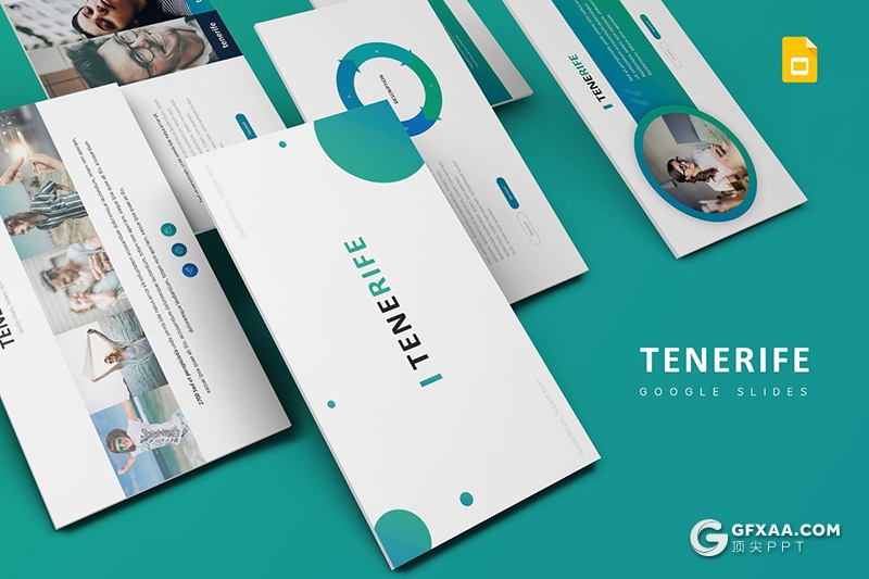 30页5种主题配色企业团队人员介绍工作汇报google slides模板 - 顶尖PPT