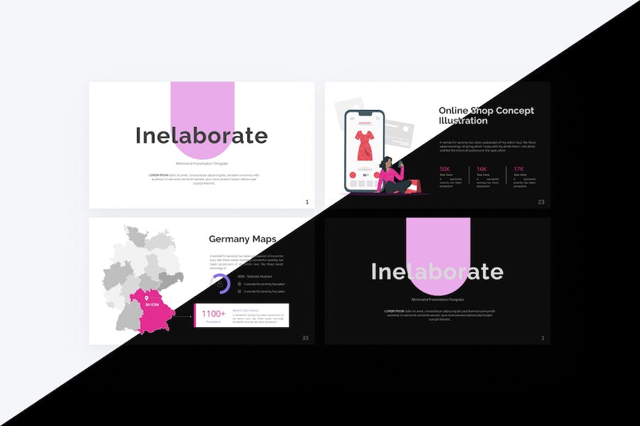 极简室内设计展示宣传介绍PPT模板 - 顶尖PPT