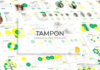 30页扁平化工作汇报工作计划商务多用途Google slides模板 5种主题配色 - 顶尖PPT