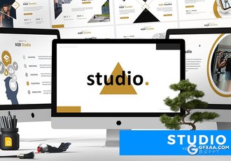 30页国外商务风格工作计划汇报keynote模板 5种主题配色 - 顶尖PPT