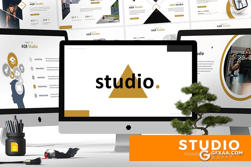 30页国外商务风格工作计划汇报ppt模板 5种主题配色 - 顶尖PPT