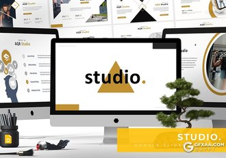 30页国外商务风格工作计划汇报Google slides模板 5种主题配色 - 顶尖PPT