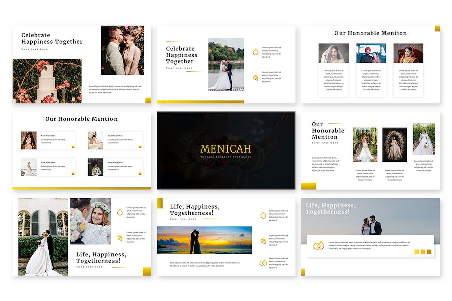 婚礼策划活动PPT模板 - 顶尖PPT