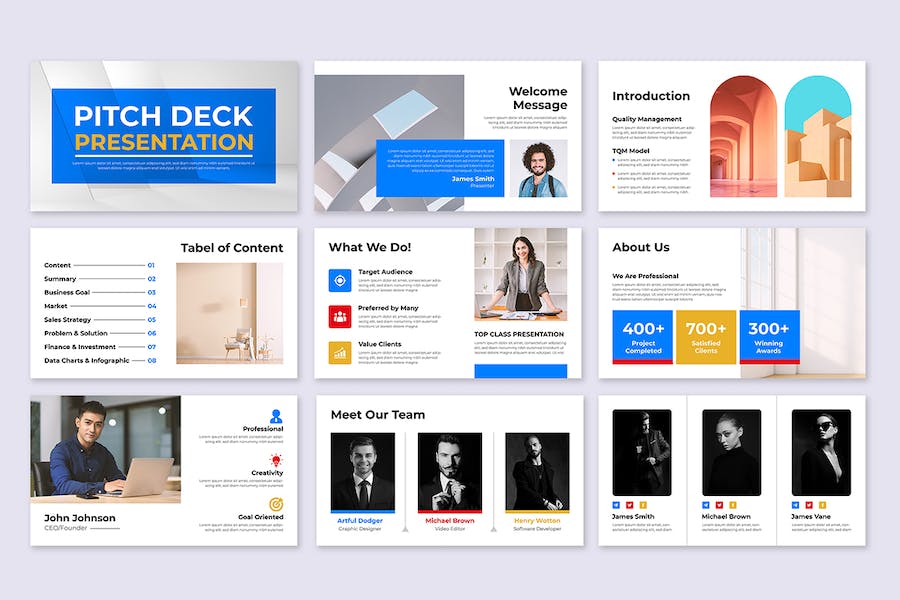 融资路演项目展示PPT模板 - 顶尖PPT