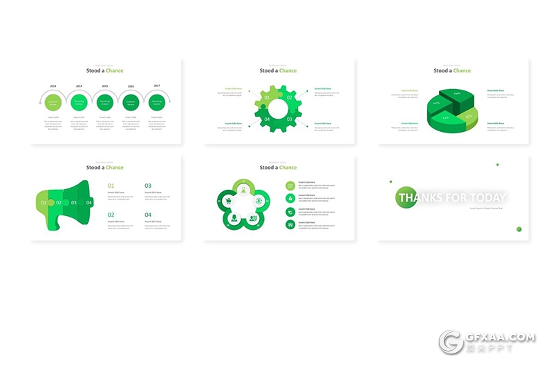 30页5种配色欧美创意商务多用途Google slides模板 - 顶尖PPT