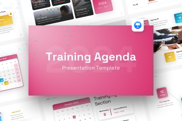 培训议程演示keynote模板 - 顶尖PPT