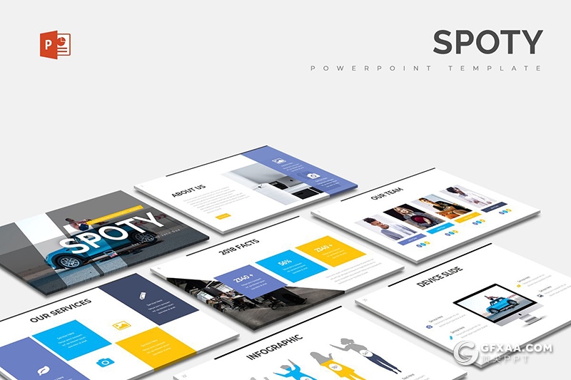 30页5种主题配色企业公司团队介绍工作计划总结ppt模板 - 顶尖PPT