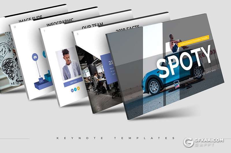 30页5种主题配色企业公司团队介绍工作计划总结keynote模板 - 顶尖PPT