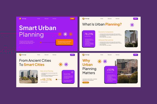 城市规划建设方案汇报PPT模板 - 顶尖PPT