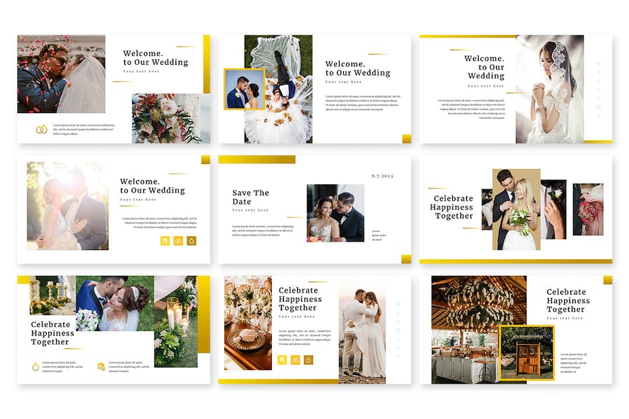 婚礼策划活动PPT模板 - 顶尖PPT