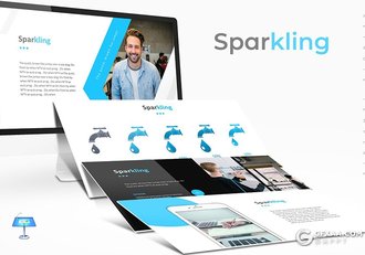 30页欧美商务风格团队介绍多用途keynote模板 5种主题配色 - 顶尖PPT