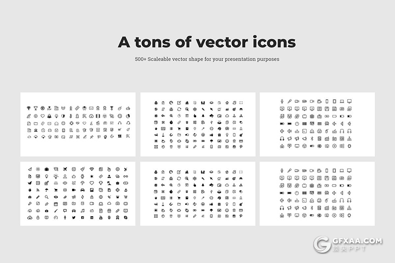 52页商业主题演讲商务多用途keynote模板 - 顶尖PPT