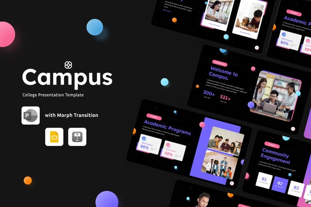 黑色系论文学术答辩PPT模板 - 顶尖PPT