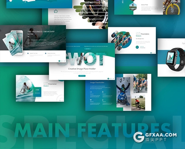 400页国外高端商务ppt模板创意商务图形卡通插画数据图表ppt模板 - 顶尖PPT