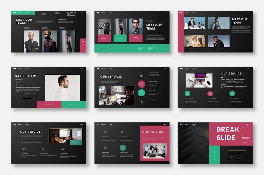 商务企业项目推介融资方案Keynote模板 - 顶尖PPT