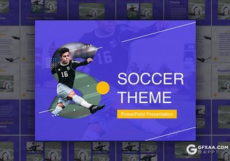 32页4:3尺寸足球体育运动介绍PPT模板 - 顶尖PPT