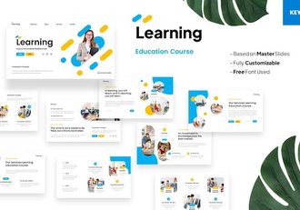 教育课程学习培训讲座Keynote模板 - 顶尖PPT