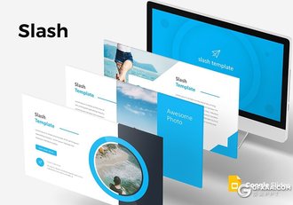 30页国外文艺小清新风格多用途Google slides模板 5种主题配色 - 顶尖PPT