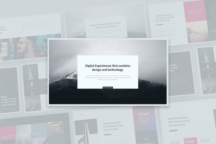 欧美简约风格企业团队商务通用keynote模板 - 顶尖PPT