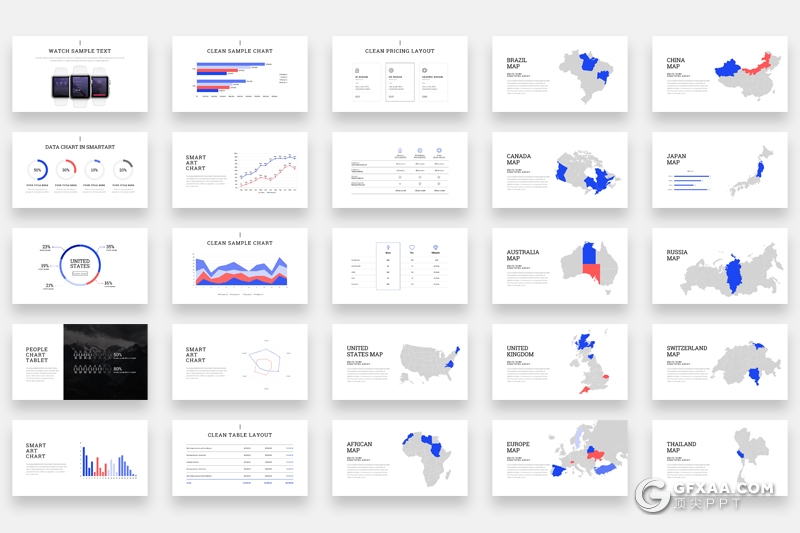 101页简约文艺风格keynote模板国外简约团队介绍工作汇报keynote模板 - 顶尖PPT