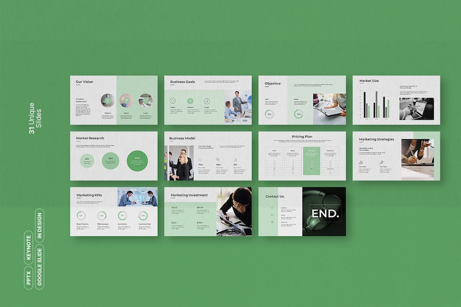 融资路演商业计划书PPT模板 - 顶尖PPT