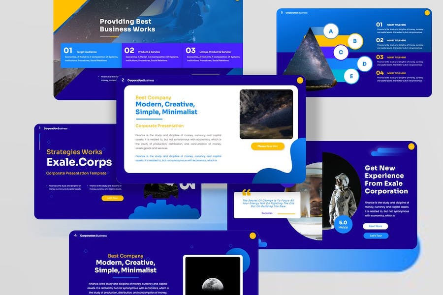 企业公司讲述展示方案推介Keynote模板 - 顶尖PPT