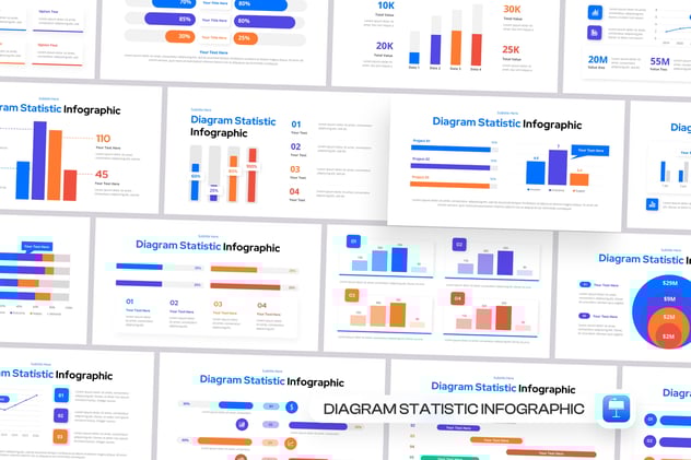 数据可视化图形图表keynote模板 - 顶尖PPT