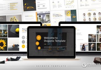 30页商务风格企业公司介绍工作汇报数据分析keynote模板 5种主题配色 - 顶尖PPT