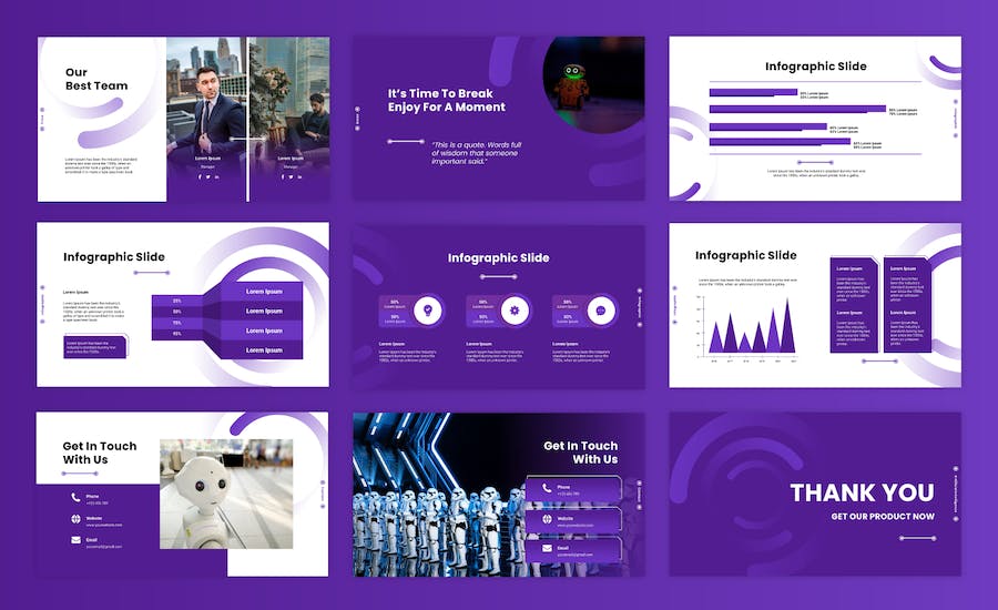 人工智能技术方案讲述展示Keynote模板 - 顶尖PPT
