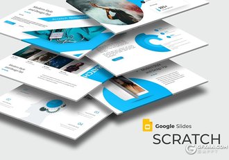 30页5种主题配色商务风格团队介绍工作汇报Google slides模板 - 顶尖PPT