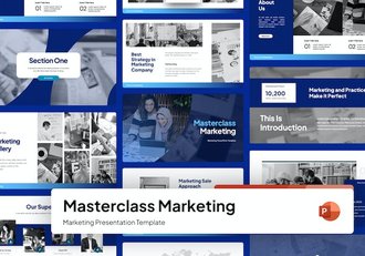 市场营销技能培训机构介绍宣传PPT模板 - 顶尖PPT