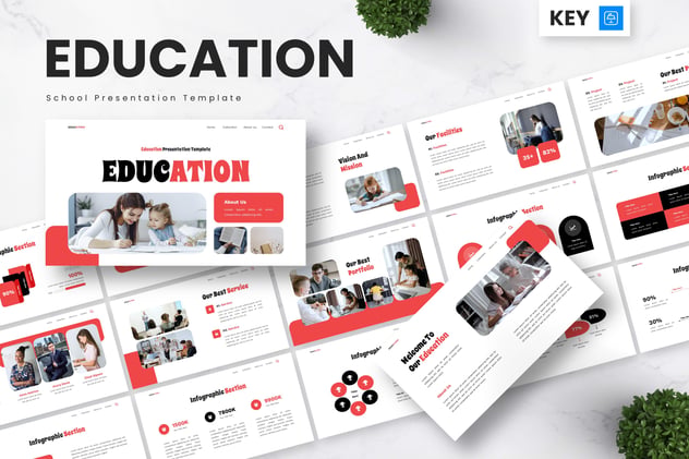 教育学校课程规划教学Keynote模板 - 顶尖PPT