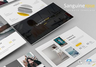 30页国外商务风格年初工作计划工作汇报keynote模板 5种主题配色 - 顶尖PPT