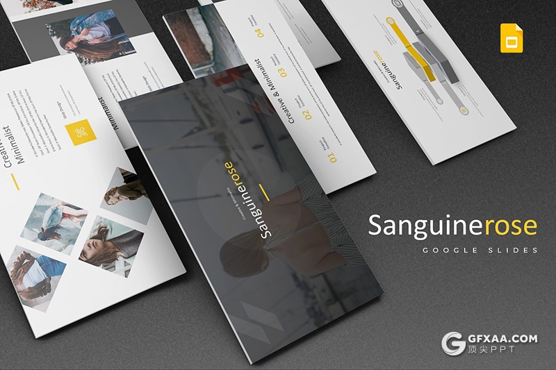 30页国外商务风格年初工作计划工作汇报Google slides模板 5种主题配色 - 顶尖PPT