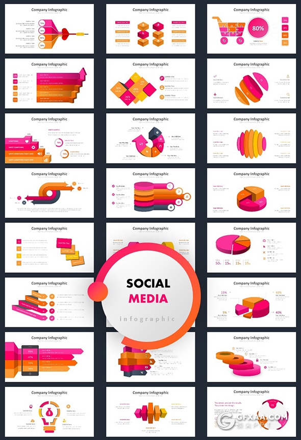 390页粉红色创意商务图形企业公司团队介绍商务通用PPT模板 - 顶尖PPT