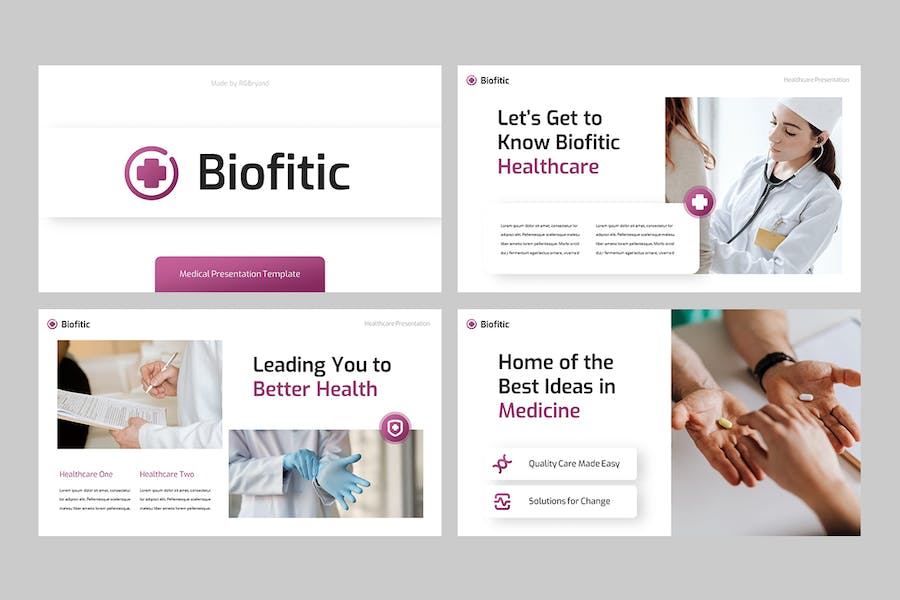 生物科学医学研究学术讲座Keynote模板 - 顶尖PPT