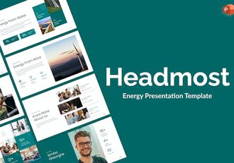 太阳能风力发电能源介绍宣传PPT模板 - 顶尖PPT