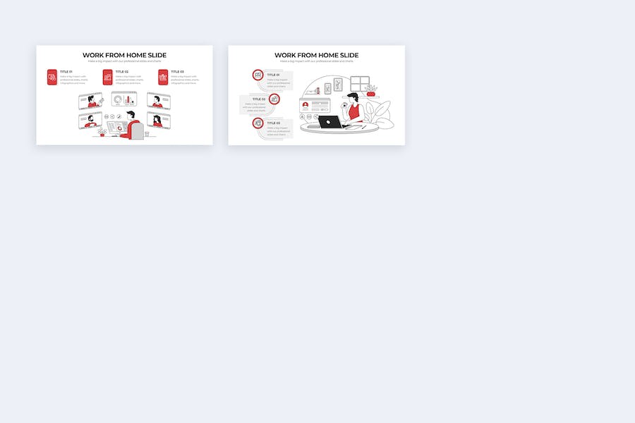 居家办公工作管理方案PPT模板 - 顶尖PPT