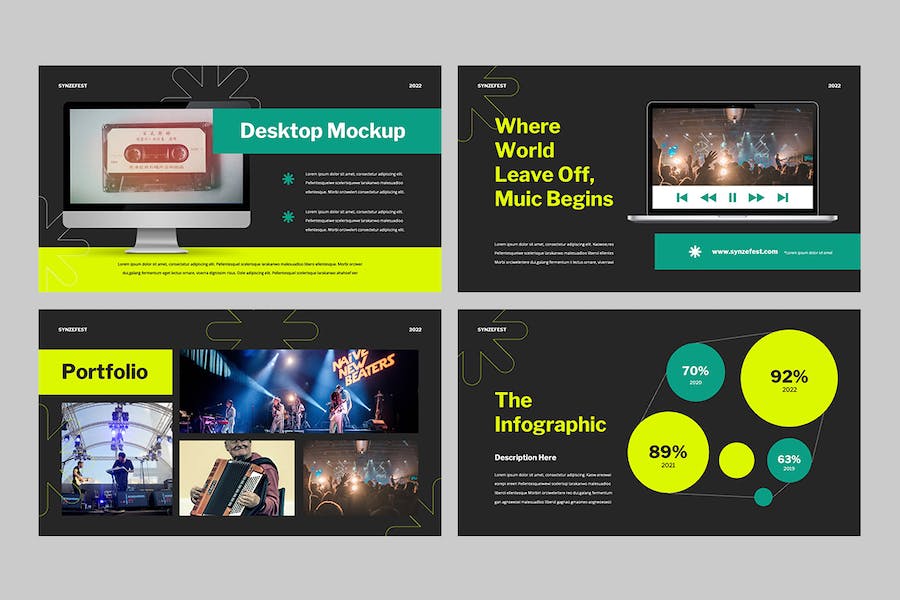 音乐节日活动策划讲述Keynote模板 - 顶尖PPT