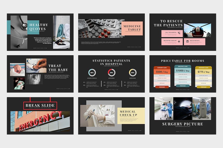 医疗健康产品发布会Keynote模板 - 顶尖PPT