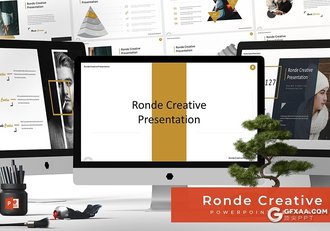 30页扁平化团队介绍商务通用国外PPT模板 5种主题配色 - 顶尖PPT